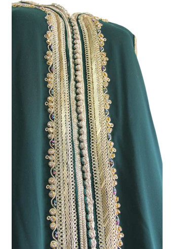 Kaftan marocain vert