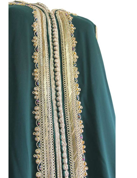 Kaftan marocain vert