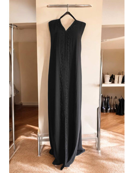 Kaftan marocain noir
