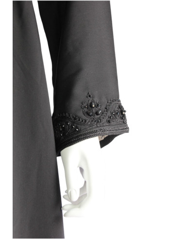 Kaftan marocain noir