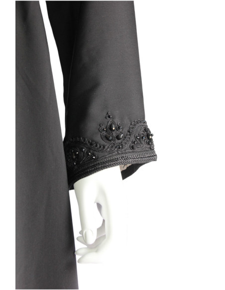 Kaftan marocain noir