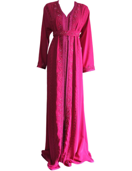 Kaftan marocain rose