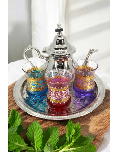 Moroccan Tea Set Asilah – For 3, 0.5 L Teapot