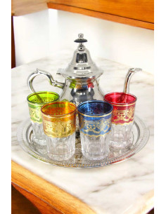 Moroccan Tea Set Meknes – For 4, 1 L Teapot