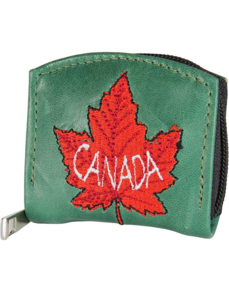 Porte-monnaie vert Canada