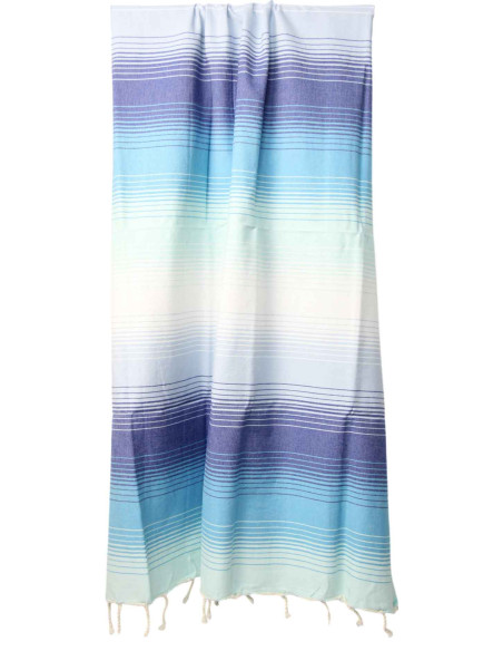Blue and white gradient fouta