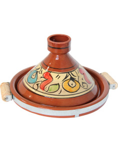 Tajine marocain en terre cuite 28 cm (11 po) – 2 à 3...