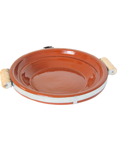 Hand-Painted Moroccan Clay Tagine 28 cm (11 in)...