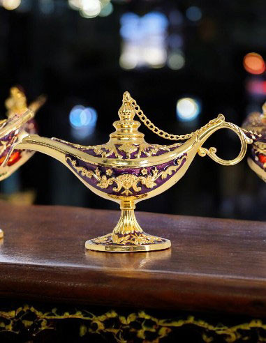 Lampe d'Aladdin violette GT
