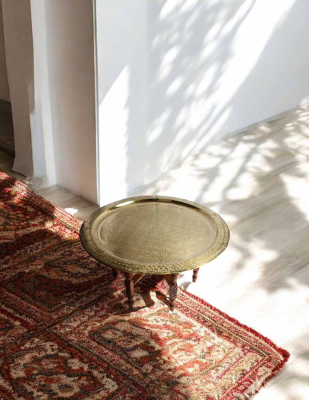Plateau sur pieds en cuivre PT