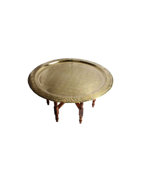 Hammered Copper Tray Table, Small