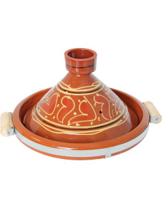 Tajine marocain en terre cuite 30 cm (12 po) – 4 à 6...