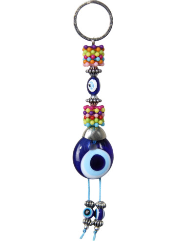 Blue Eye Keychain Model 8