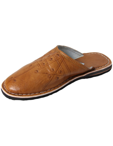 Babouche marocaine Danbira caramel