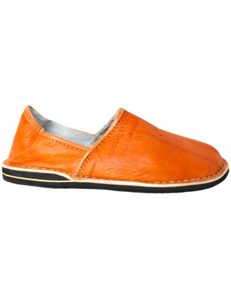 Babouche marocaine Danbira orange