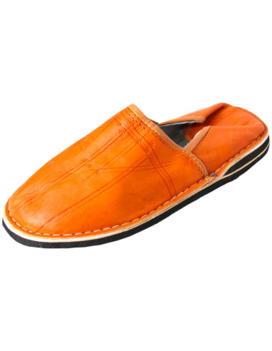 Babouche marocaine Danbira orange