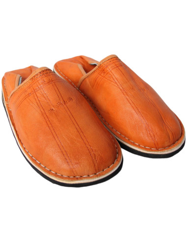 Babouche marocaine Danbira orange