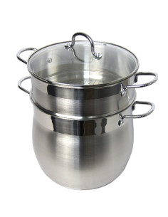 Couscoussier en inox 6 L – Finition satinée 2
