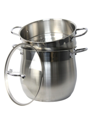 Stainless Steel Couscous Steamer 8 L – Brushed
