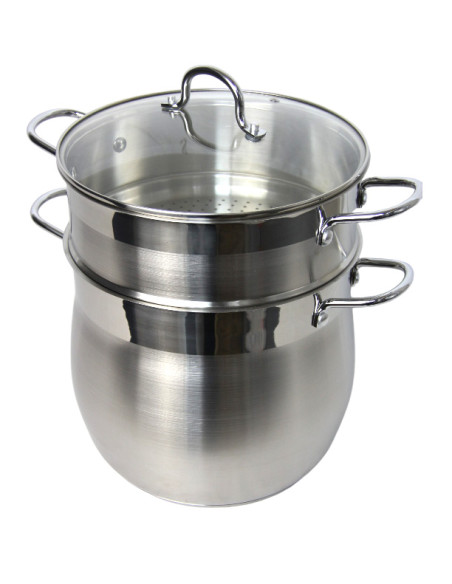 Couscoussier inoxydable 8 litres