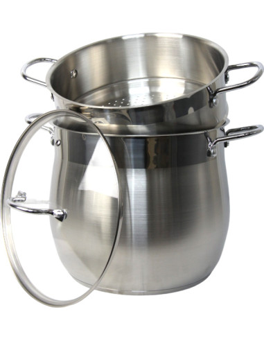 12-liter stainless steel couscoussier