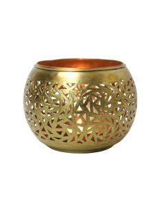 Bougeoir marocain en cuivre, taille T2 (3,5 po)