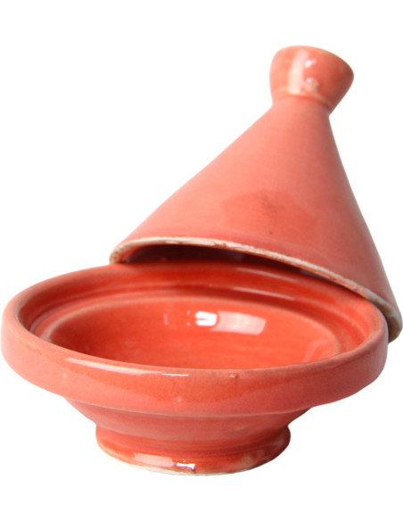 Mini tajine marocain rose 4,25 pouces