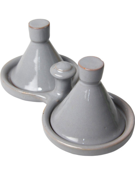 Tajine marocain à épices 2 gris