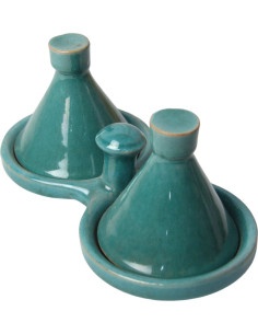 Blue Moroccan spice tagine 2