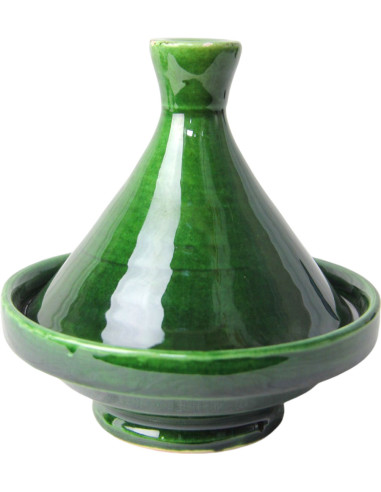 Mini tajine marocain 5 pouces vert