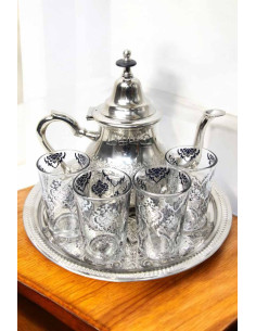 Moroccan Tea Set Essaouira – For 4, 1 L Teapot