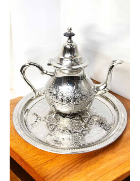 Service à thé marocain Essaouira – 4 personnes, théière 1 L
