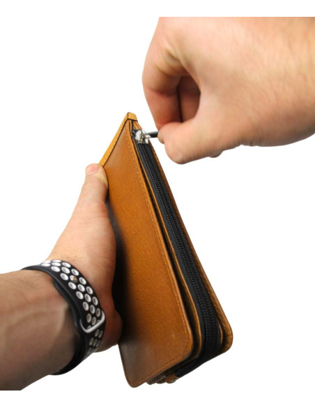 Caramel Leather Cardholder