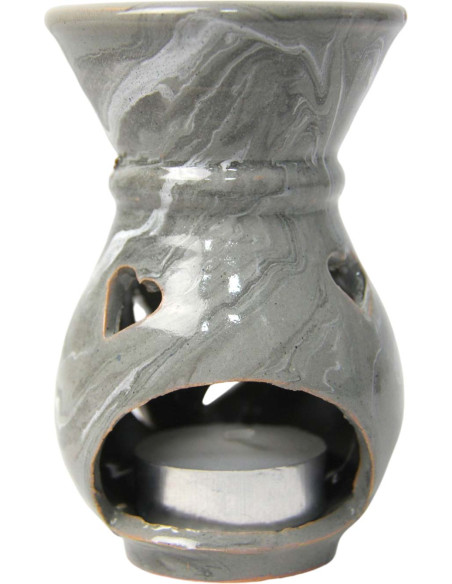 Diffuseur de parfum gris marbré