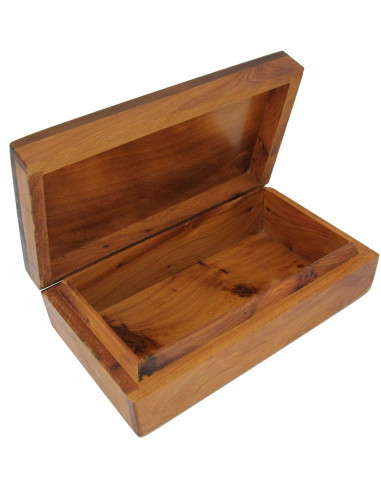 Decorated thuya wood box