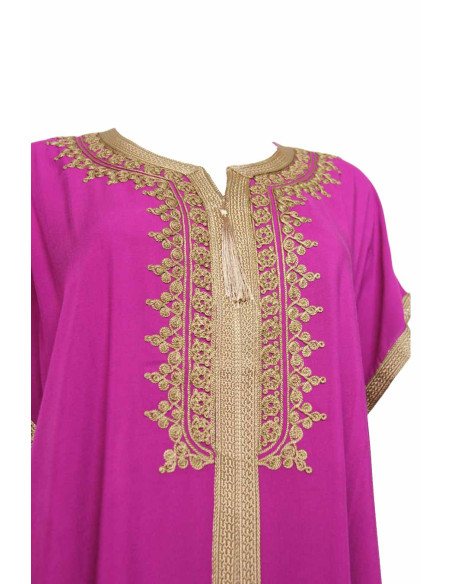 Djellaba pour femme rose
