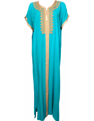 Djellaba pour femme bleu
