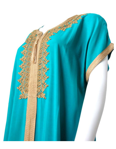 Djellaba pour femme bleu