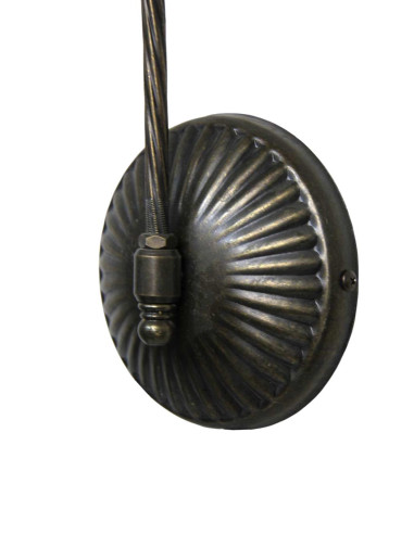 Purple cylindrical wall sconce