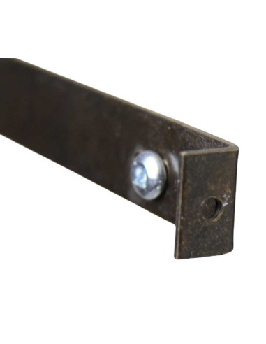 Brown cylindrical wall sconce