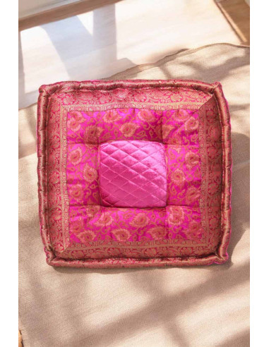 Coussin de sol indien couleur 3