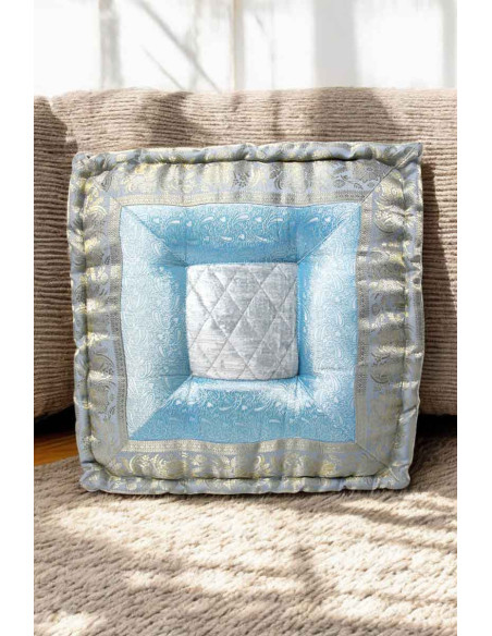 Coussin de sol indien couleur 7