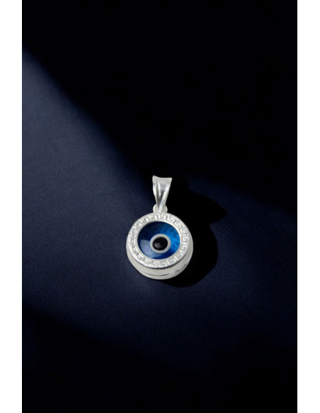 Pendentif œil bleu modèle 1