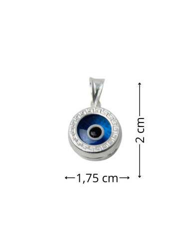 Pendentif œil bleu modèle 1