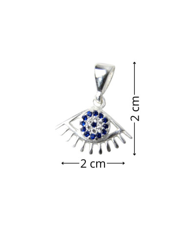 Pendentif œil bleu, modèle 2