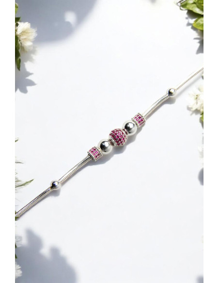 Bracelet en argent, modèle 1