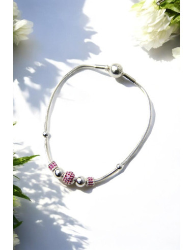 Bracelet en argent, modèle 1
