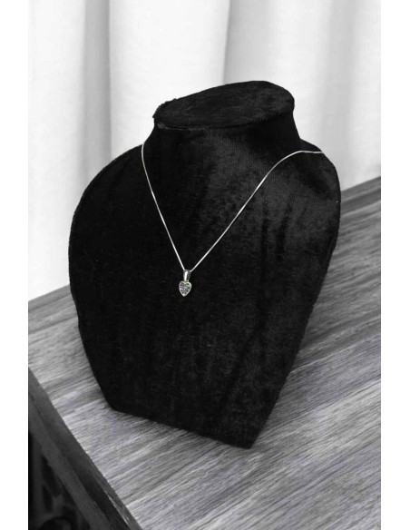 Collier en argent 925 à cœur