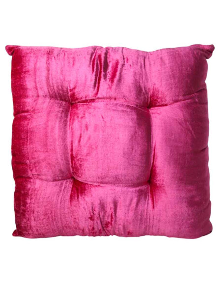Coussin indien de couleur rose