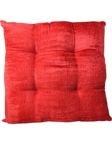 Coussin indien rouge